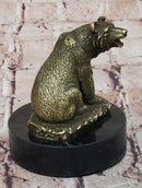 Signed Original William Grizzly Bear Wildlife Animal Artwork Bronze Sculpture Statue