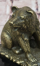 Signed Original William Grizzly Bear Wildlife Animal Artwork Bronze Sculpture Statue