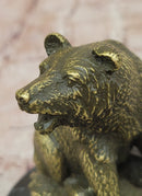 Signed Original William Grizzly Bear Wildlife Animal Artwork Bronze Sculpture Statue