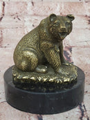 Signed Original William Grizzly Bear Wildlife Animal Artwork Bronze Sculpture Statue