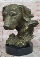 Bronze Labrador Retriever Dog Head - Signed Original Art