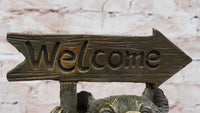 Bear Cub Welcome – Bronze Finish