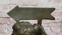Bear Cub Welcome – Bronze Finish