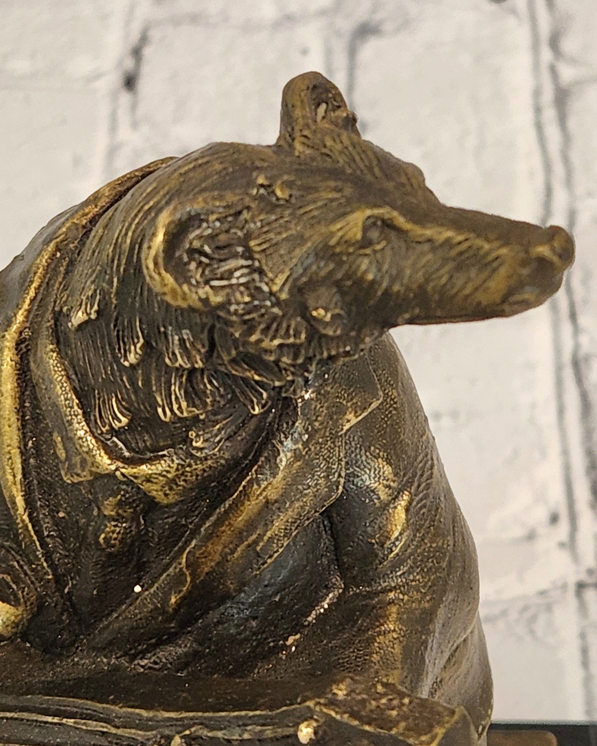 Signed Original Williams Bear Playing Music Genuine Bronze Sculpture Statue