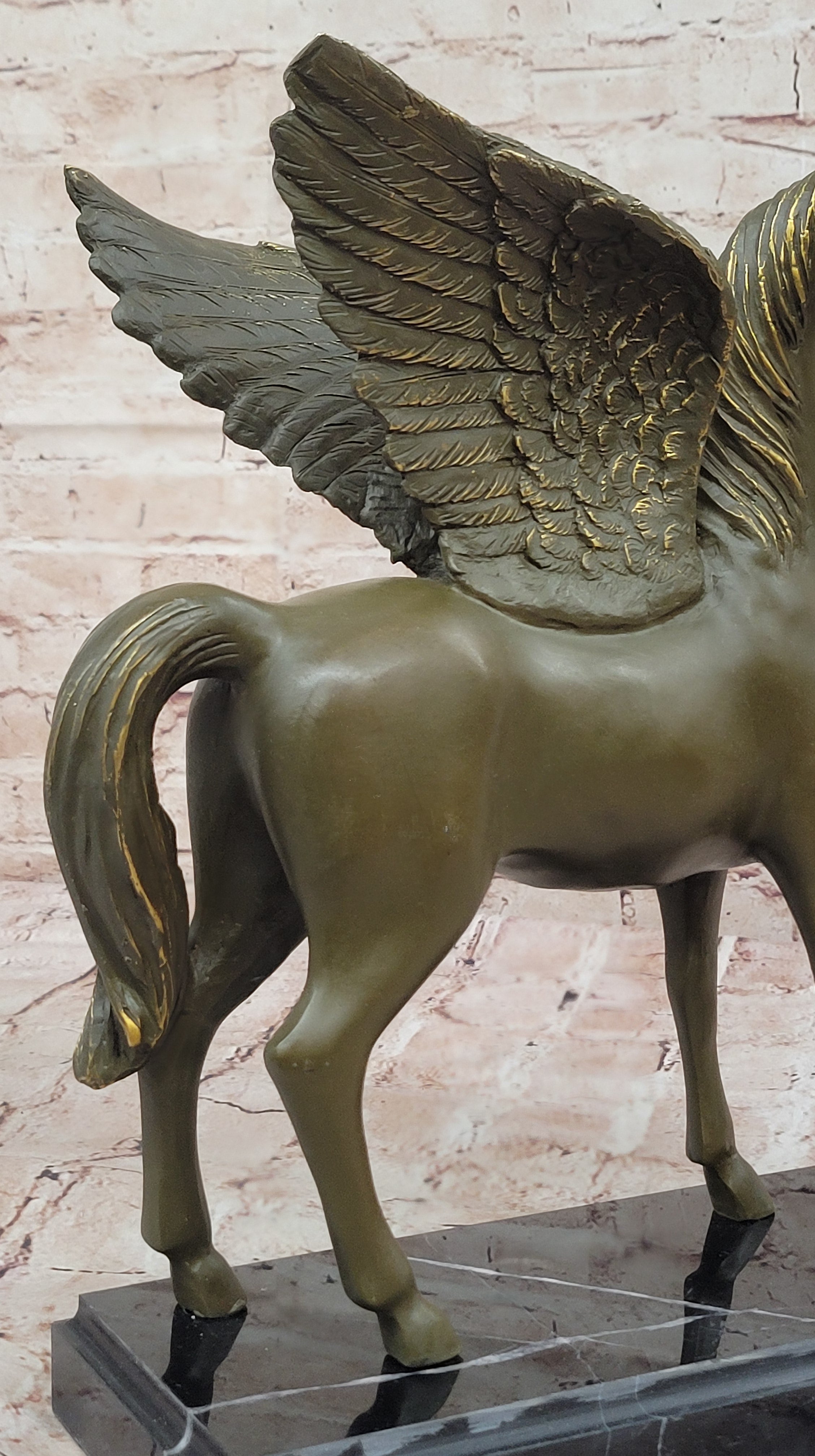 Bronze Pegasus Unicorn – Mythical Winged Horse