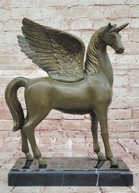 Bronze Pegasus Unicorn – Mythical Winged Horse