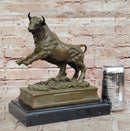 Charging Rearing Bull Bronze Sculpture Signed Milo