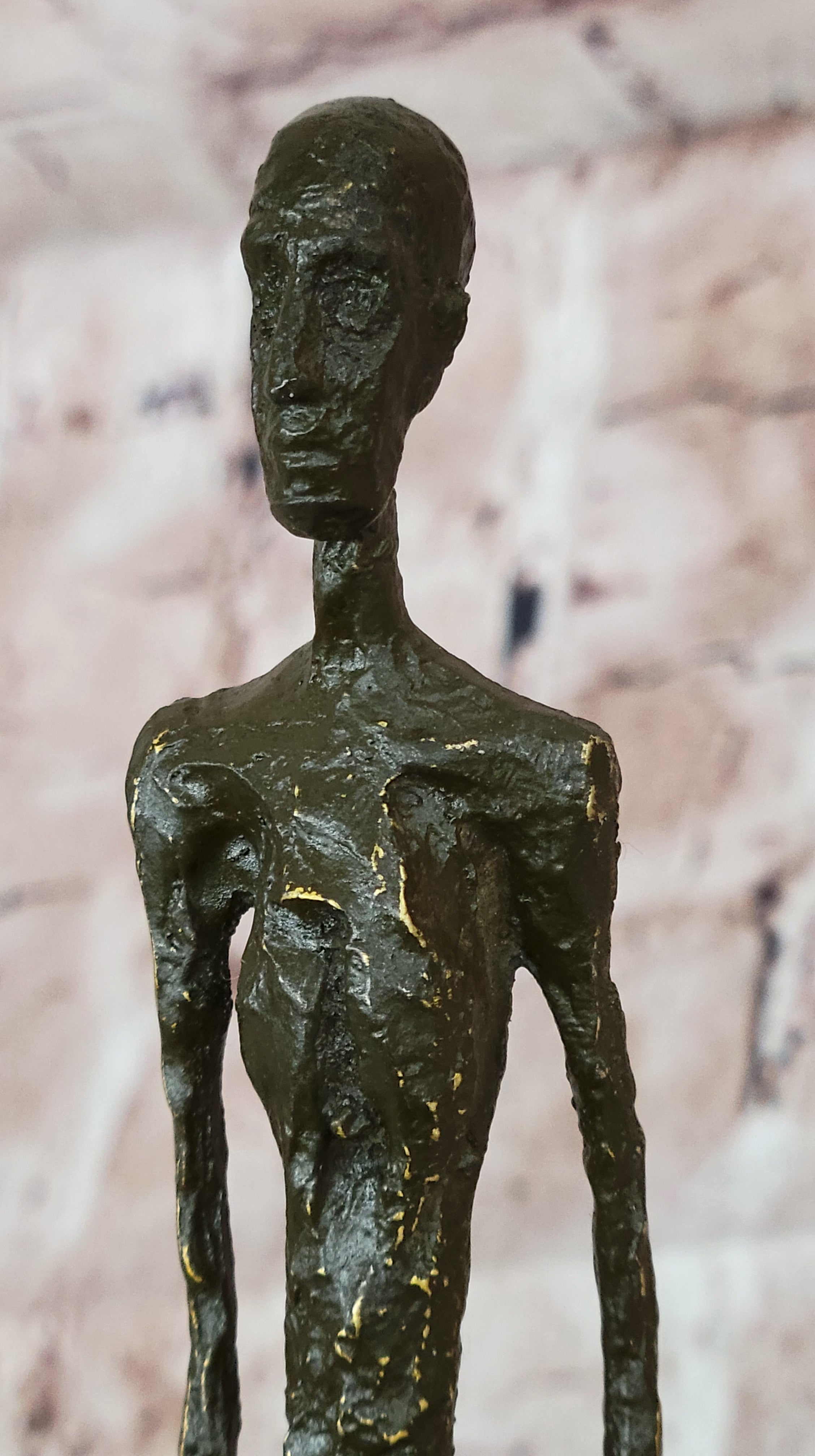 Walking Man Bronze Sculpture – Giacometti Style Art