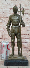 Limited Edition Kamiko Bronze Sculpture Tabletop Statue Knight Medieval Warrior