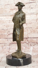 Colonial Gentleman Bronze Sculpture – Historical American
