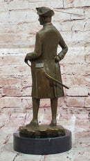 Colonial Gentleman Bronze Sculpture – Historical American