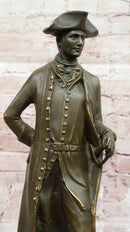 Colonial Gentleman Bronze Sculpture – Historical American