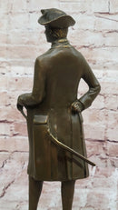 Colonial Gentleman Bronze Sculpture – Historical American