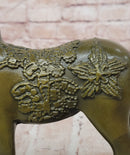 Genuine Bronze Beautiful Whitetail Stag by Bugatti Deer Statue Collectible Artwork