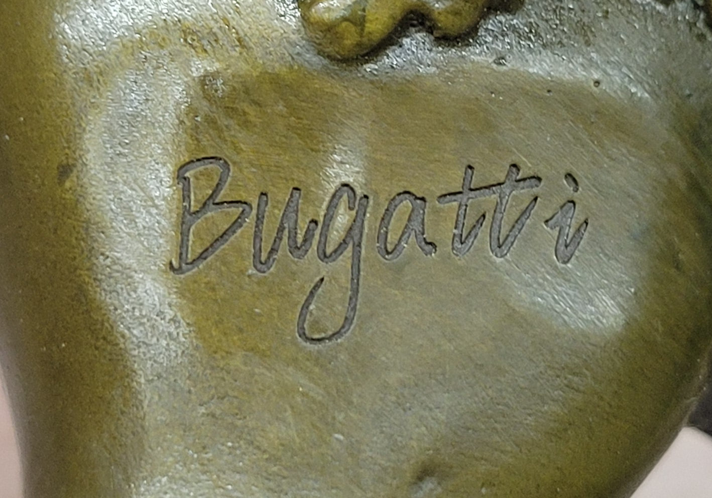 Genuine Bronze Beautiful Whitetail Stag by Bugatti Deer Statue Collectible Artwork