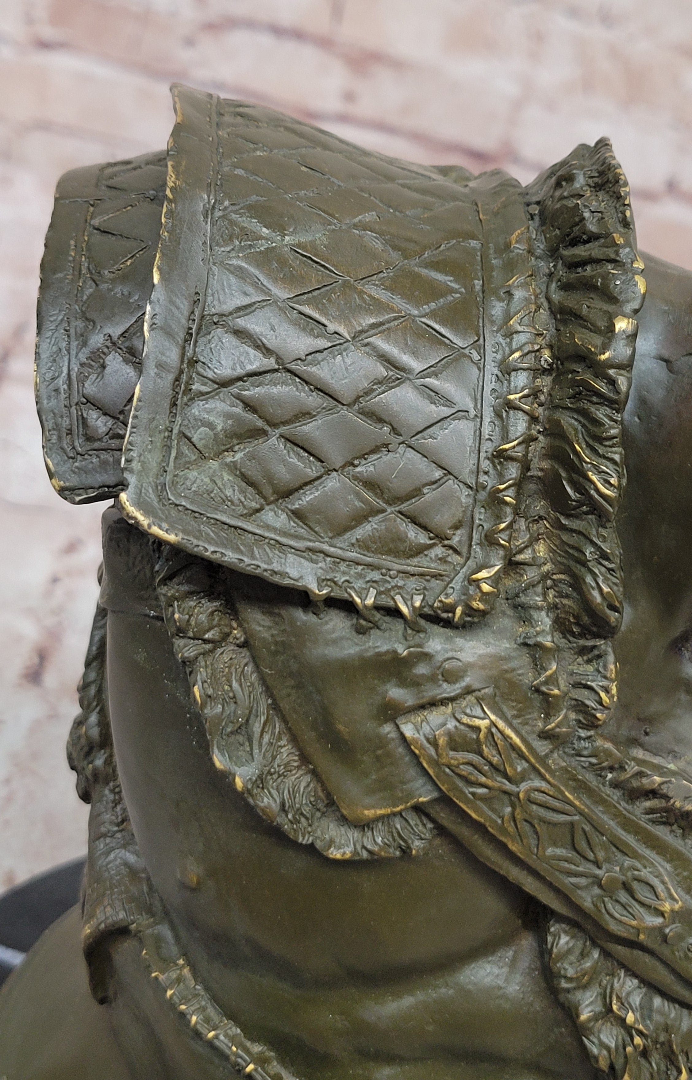 Bronze Kratos God of War Bust - Gaming Sculpture