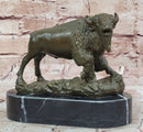 Western Bronze American Buffalo Bison Sculpture