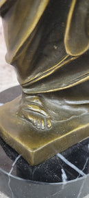 Signed Vintage Venus de Milo Bronze Sculpture Collectible Louvre Museum Artwork