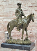 Bronze Cowboy on Horse – Western Americana Art