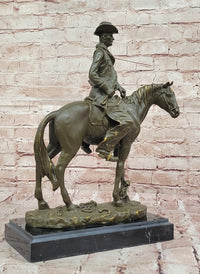 Bronze Cowboy on Horse – Western Americana Art