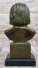 Franz Liszt Bronze Bust – Hungarian Composer on Marble Base