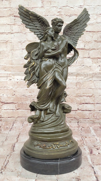 Bronze Eros & Psyche with Wings