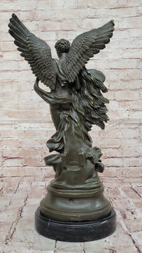 Bronze Eros & Psyche with Wings