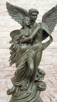 Bronze Eros & Psyche with Wings