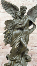 Bronze Eros & Psyche with Wings