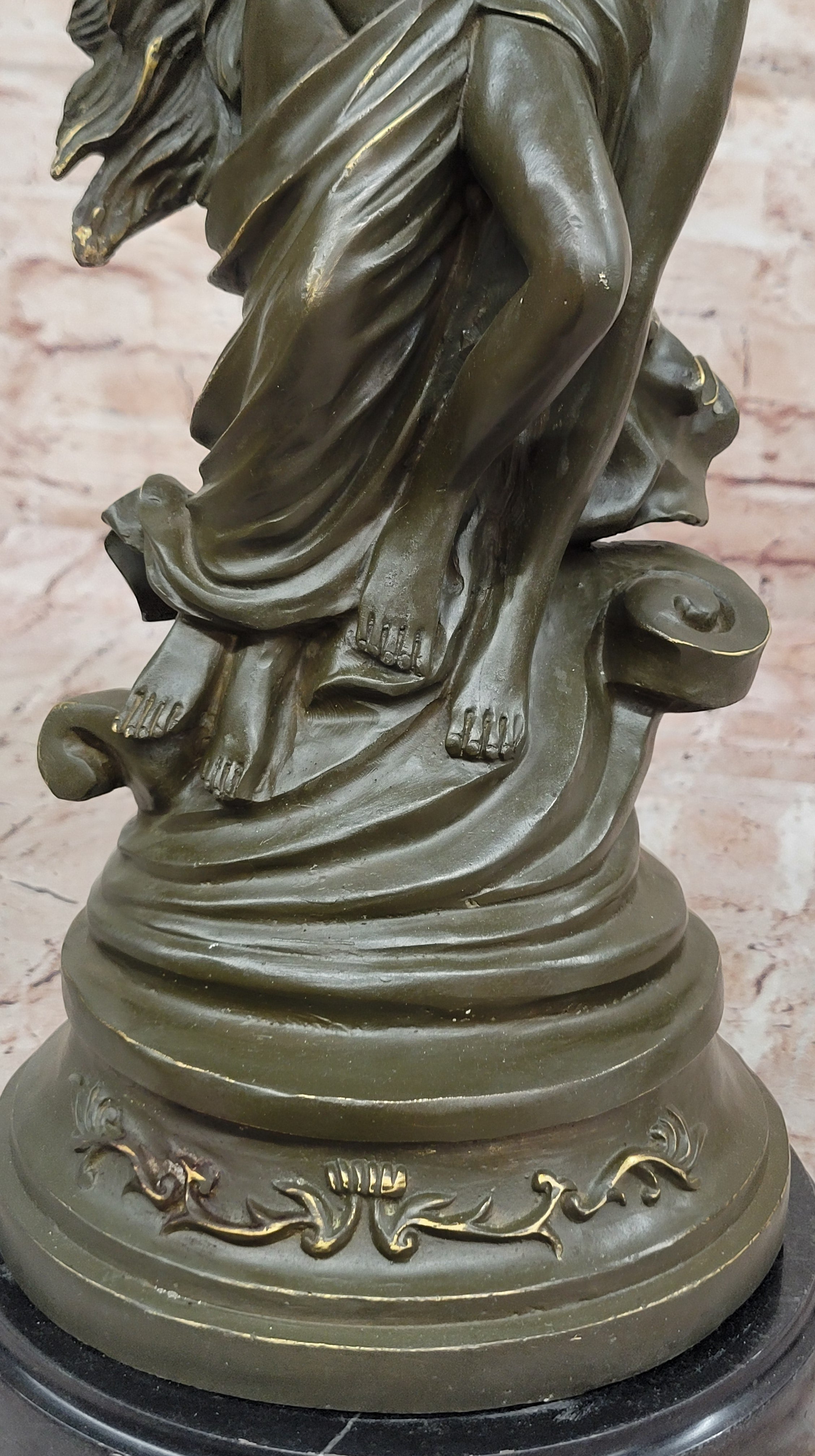 Bronze Eros & Psyche with Wings