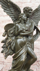 Bronze Eros & Psyche with Wings