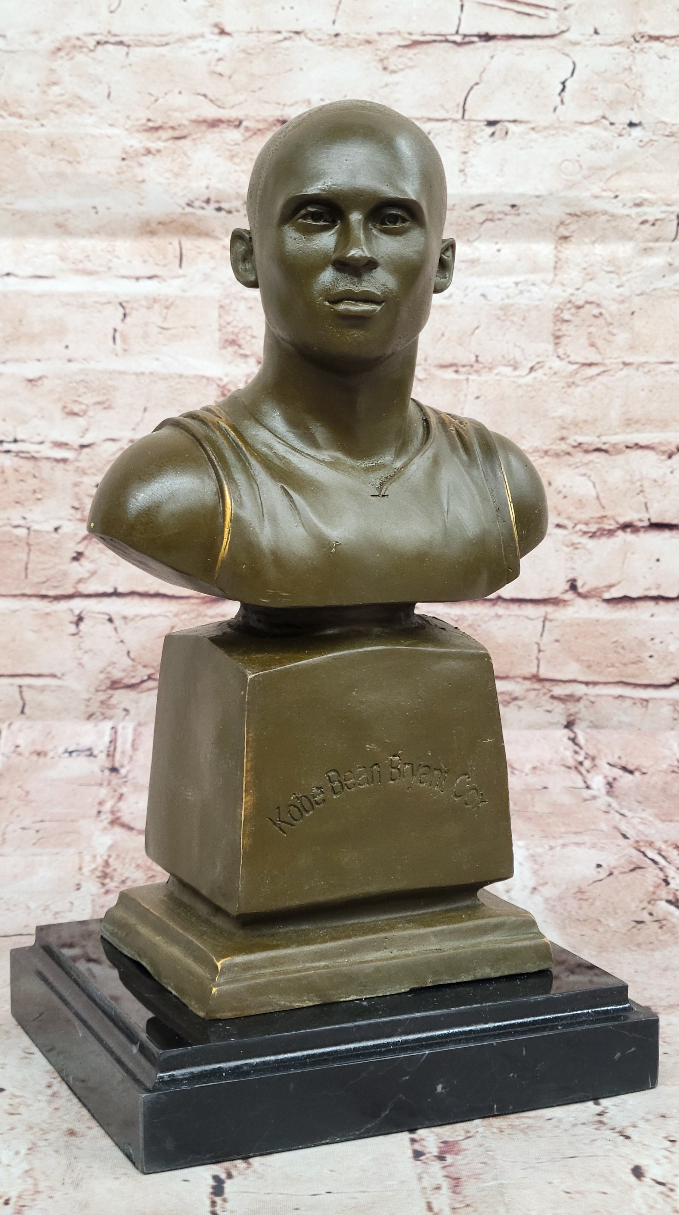 Bronze Bust of Kobe Bryant on Marble Base Limited Edition