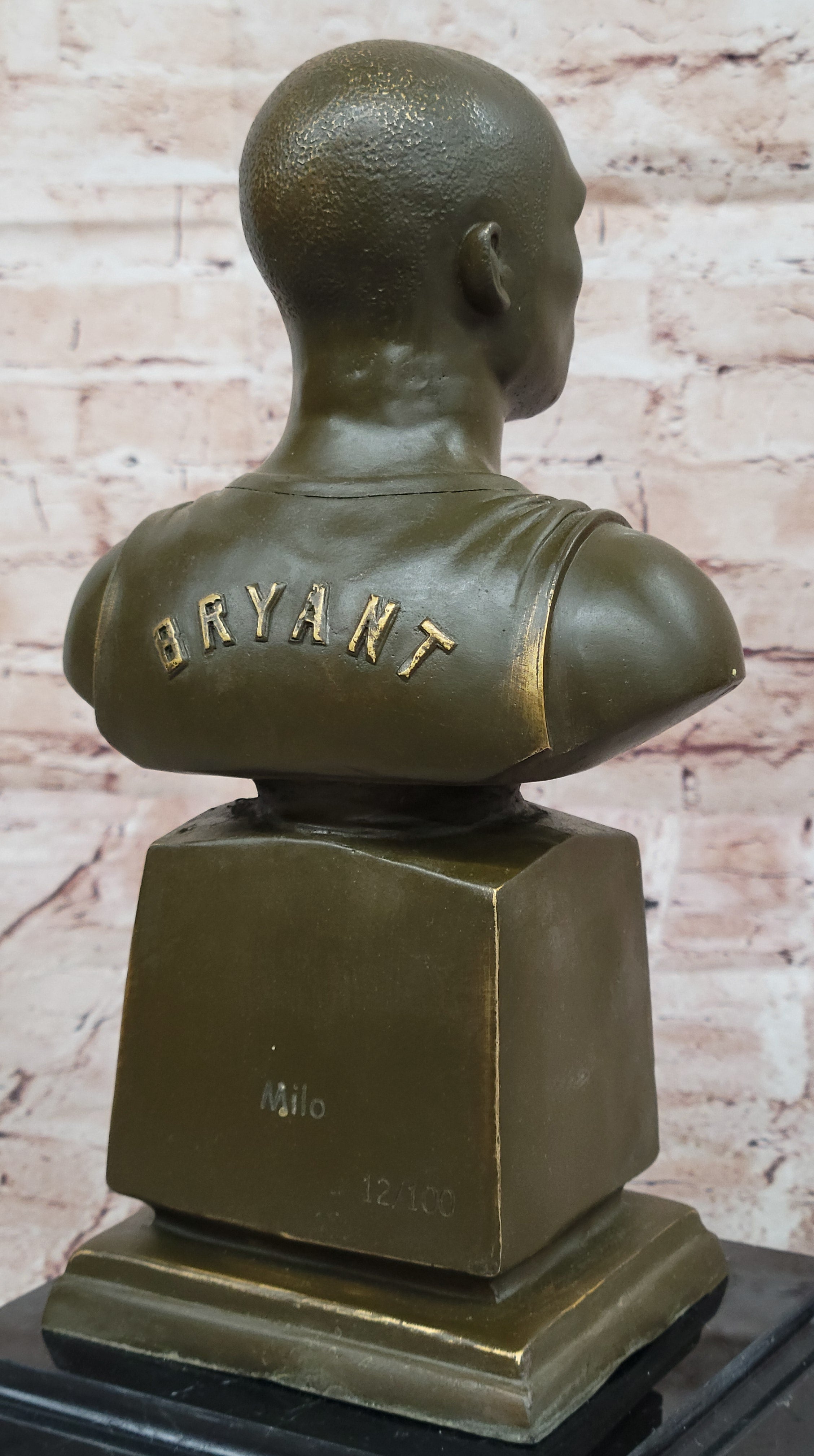 Bronze Bust of Kobe Bryant on Marble Base Limited Edition