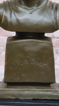 Bronze Bust of Kobe Bryant on Marble Base Limited Edition