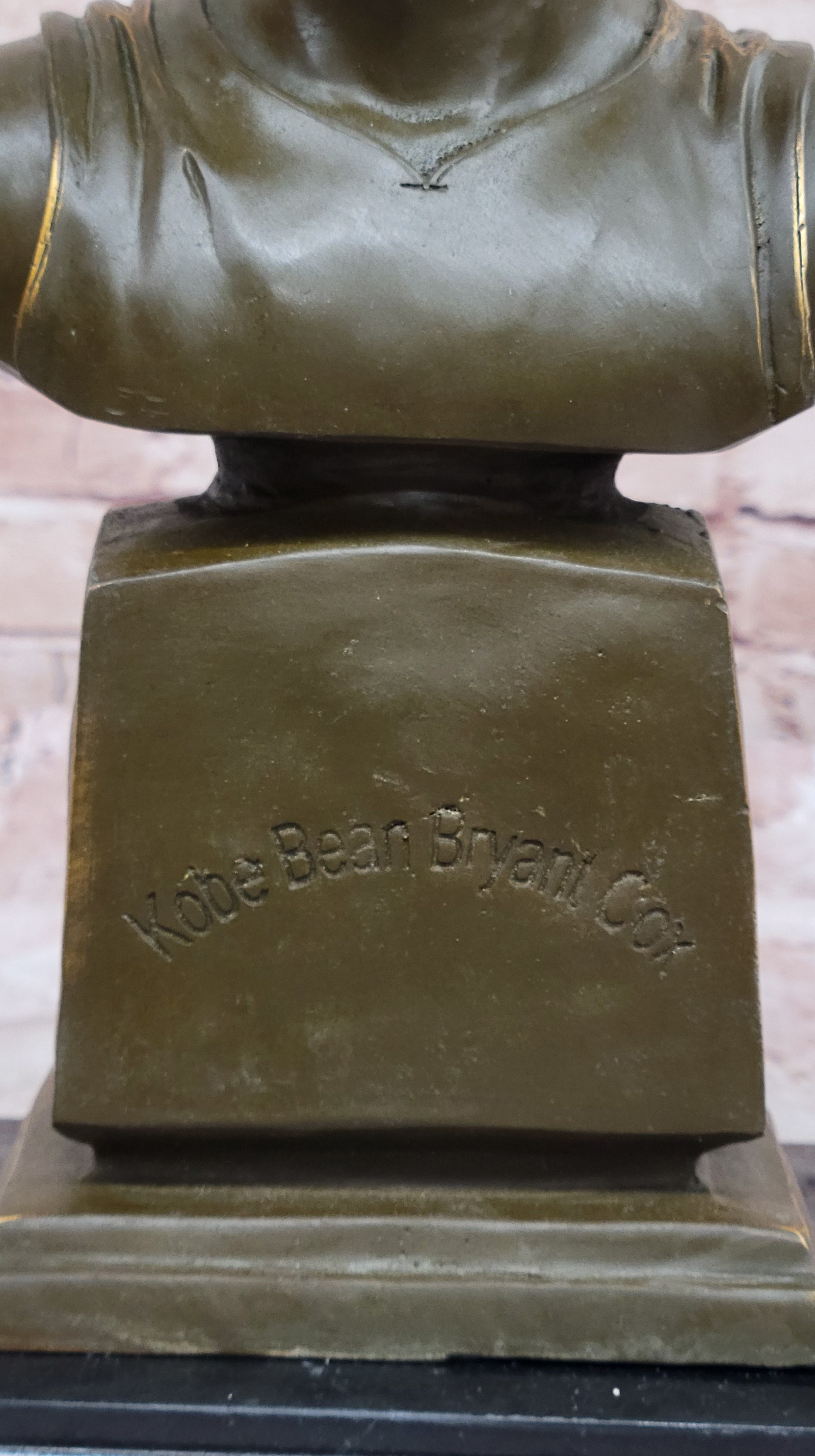 Bronze Bust of Kobe Bryant on Marble Base Limited Edition
