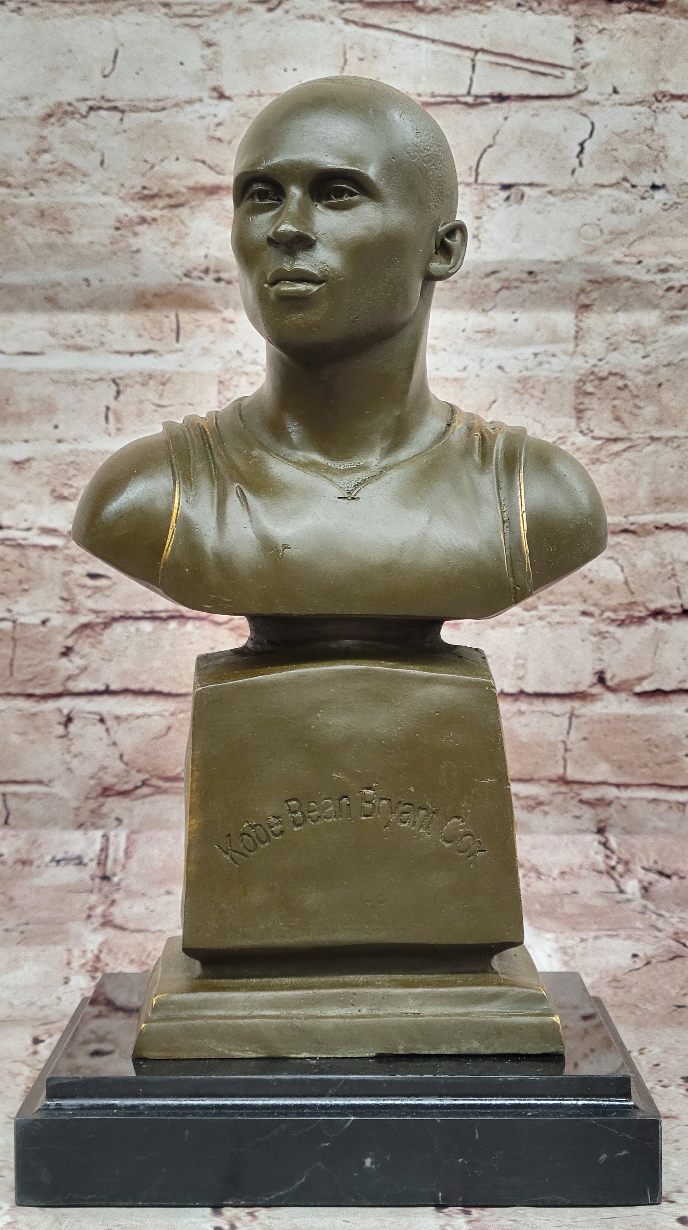 Bronze Bust of Kobe Bryant on Marble Base Limited Edition