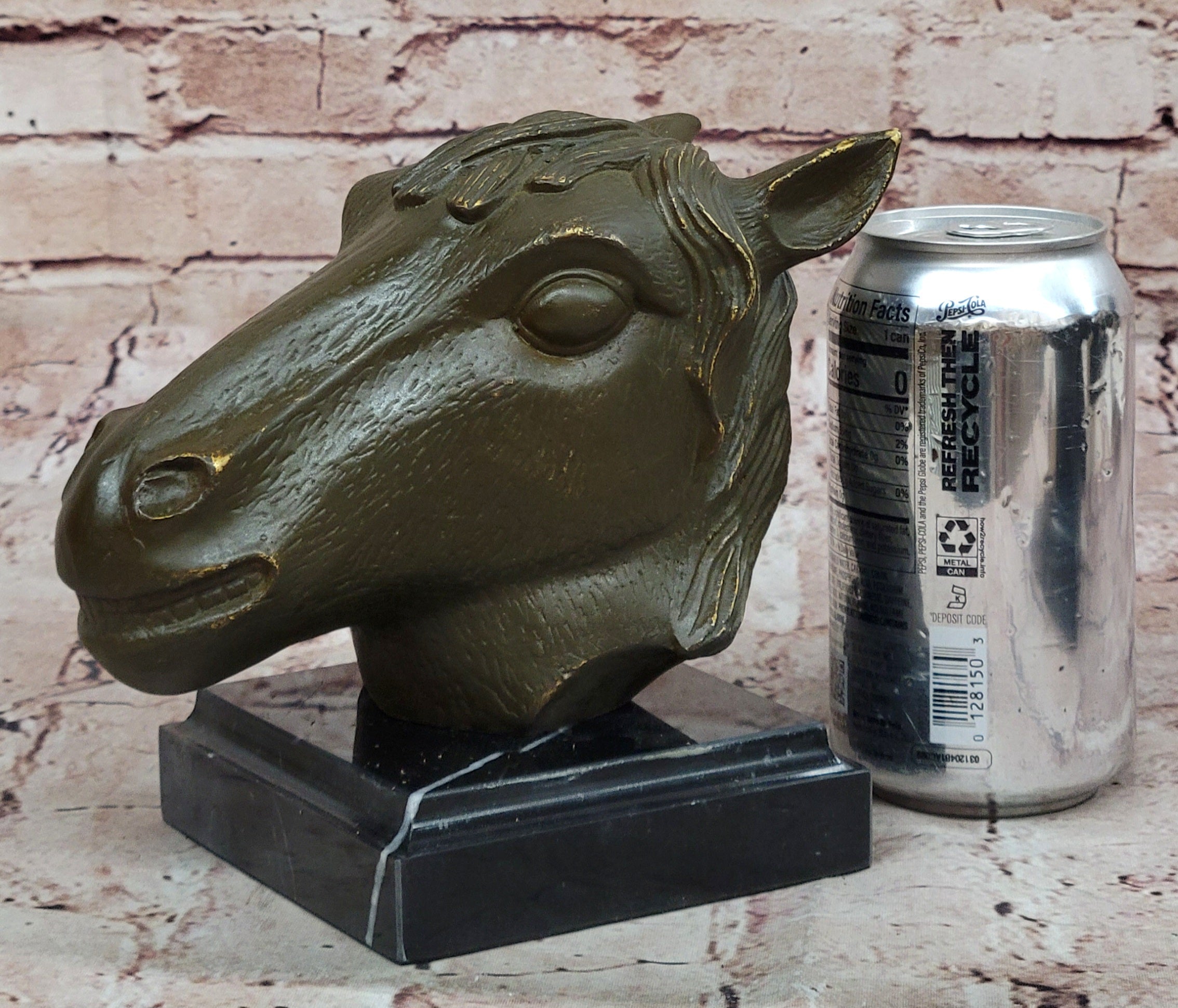 Bronze Horse Head Sculpture – Zodiac Stallion Bust