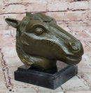 Bronze Horse Head Sculpture – Zodiac Stallion Bust
