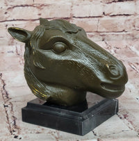 Bronze Horse Head Sculpture – Zodiac Stallion Bust