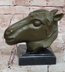 Bronze Horse Head Sculpture – Zodiac Stallion Bust