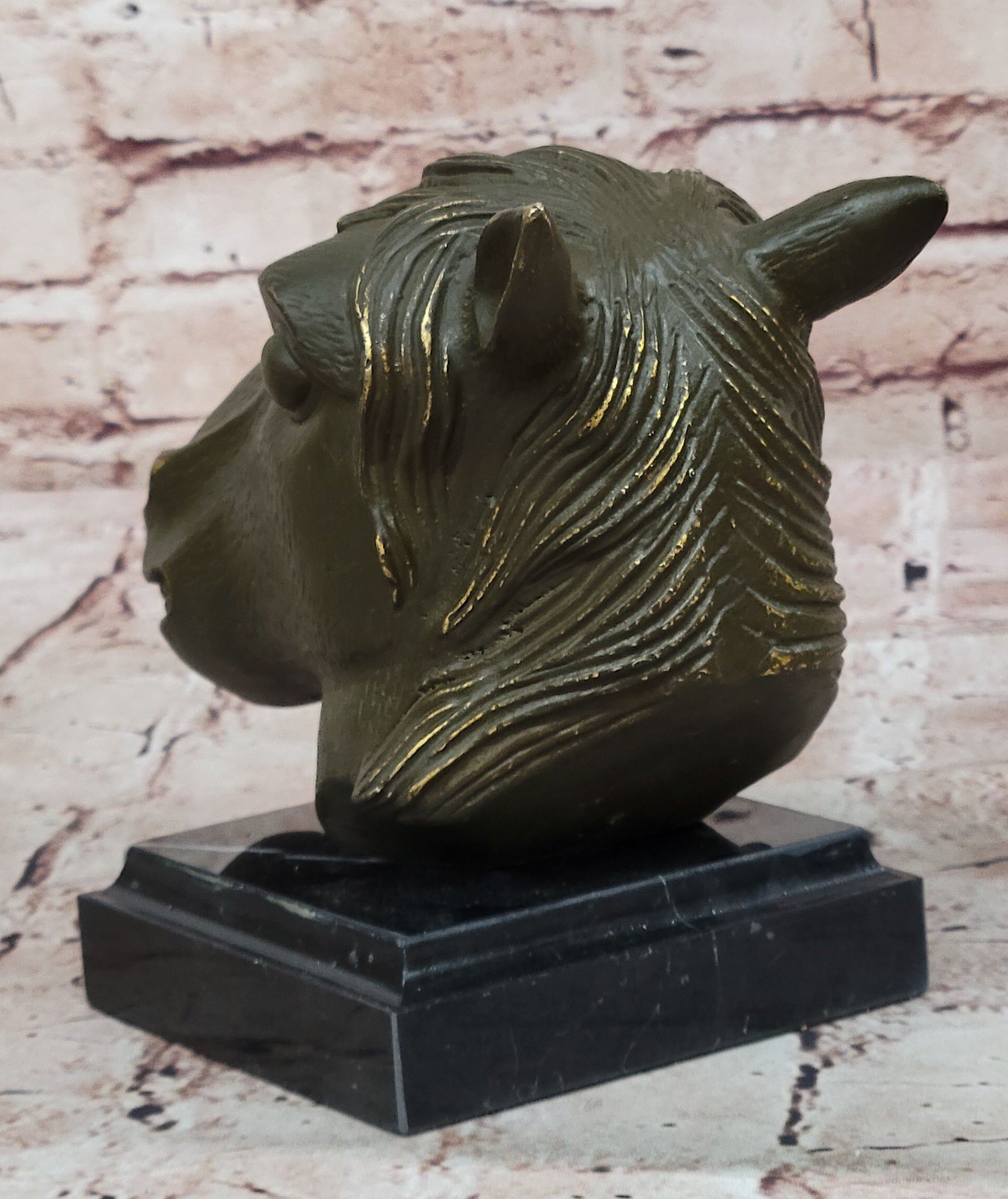 Bronze Horse Head Sculpture – Zodiac Stallion Bust