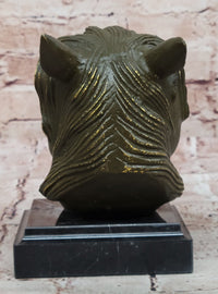 Bronze Horse Head Sculpture – Zodiac Stallion Bust