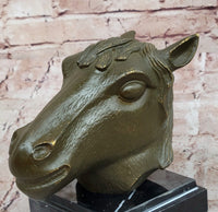 Bronze Horse Head Sculpture – Zodiac Stallion Bust