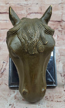 Bronze Horse Head Sculpture – Zodiac Stallion Bust
