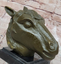 Bronze Horse Head Sculpture – Zodiac Stallion Bust
