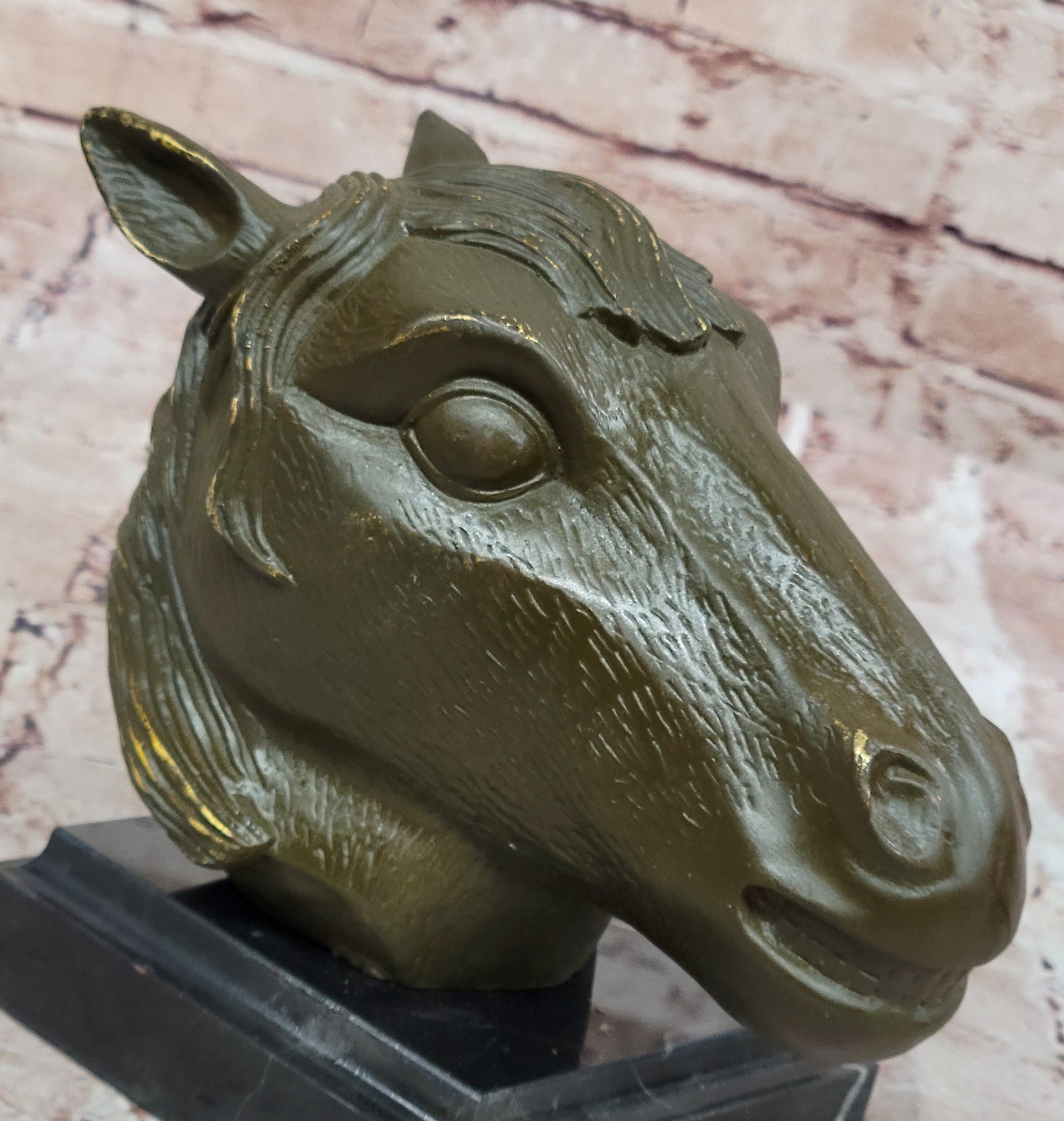 Bronze Horse Head Sculpture – Zodiac Stallion Bust