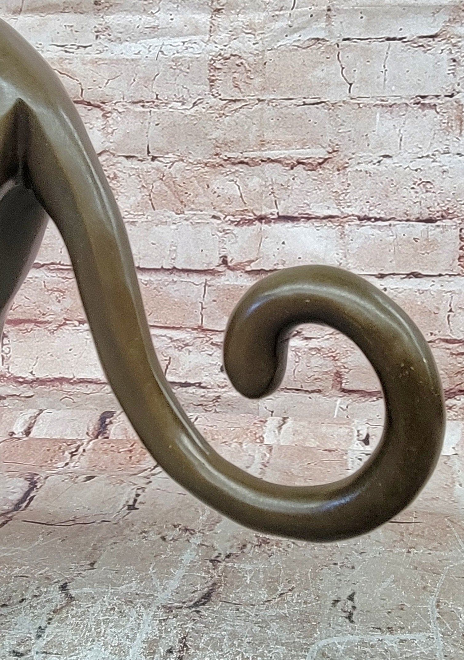 Stretching Panther Cougar in an Art Deco Style Bronze Sculpture by Henry Moore