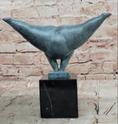 Bronze Sculpture of Voluptuous Female Signed Milo Green Patina