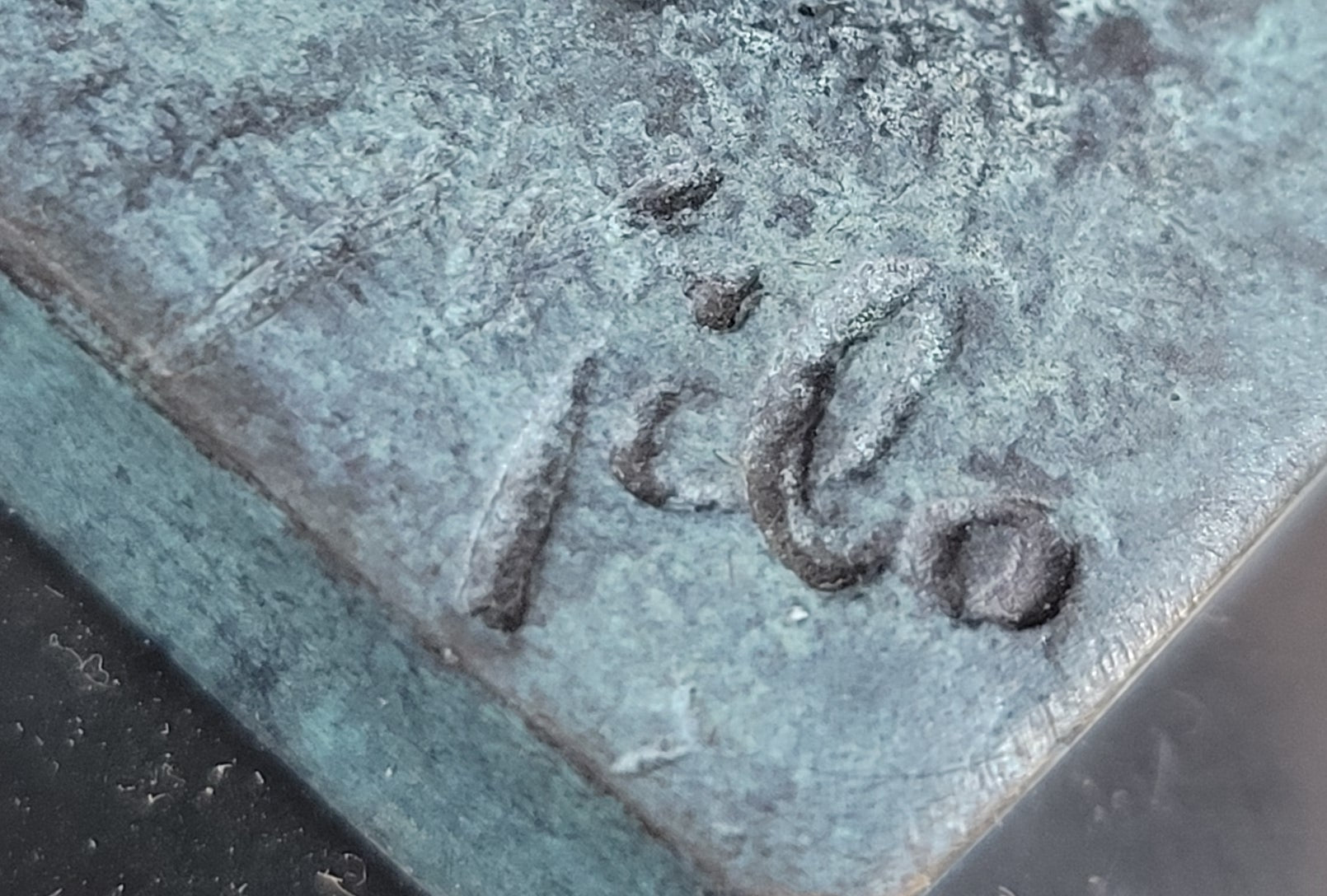 Bronze Sculpture of Voluptuous Female Signed Milo Green Patina