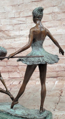 Bronze Ballet Dancer Statue Ballerina Bronze Sculpture on Marble Base Artwork